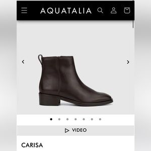 Aquatalia Carisa booties. Brand new without box. Size 6. Brown